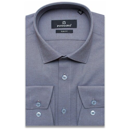 фото Рубашка poggino, размер (54)2xl, серый