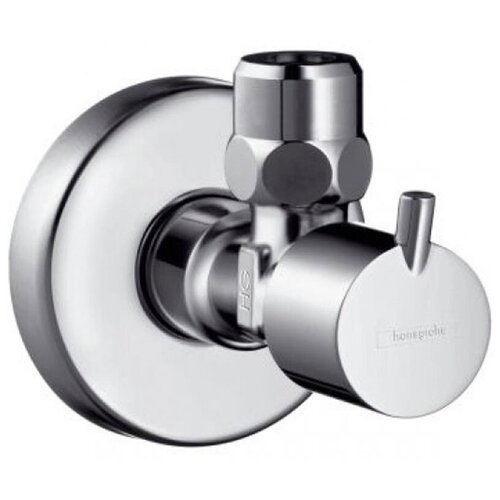 угловой вентиль 1 2x10 hansgrohe angle valve s 13901000 Запорный вентиль Hansgrohe S 13901000 угловой Хром