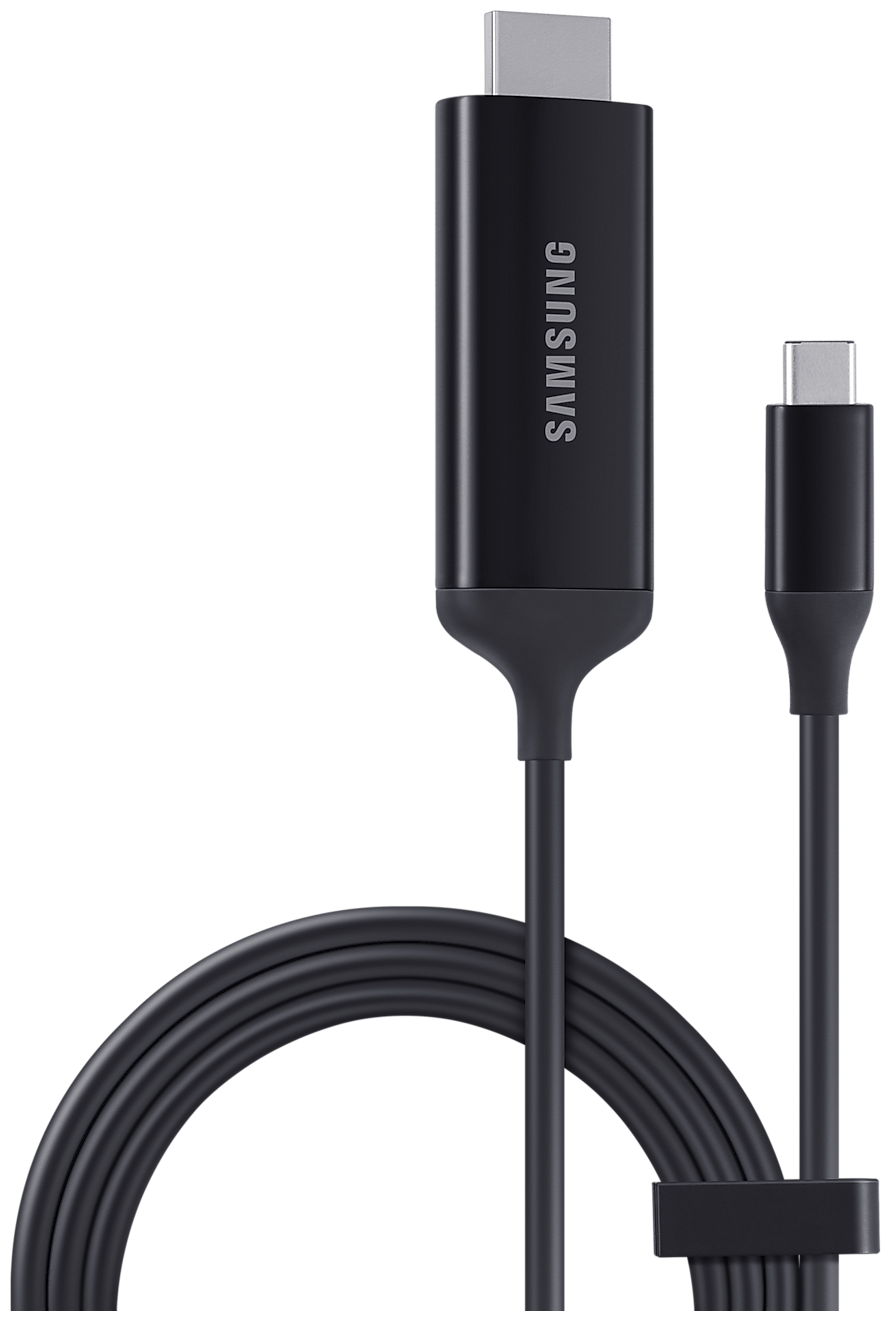 Кабель SAMSUNG DeX, USB Type-C - HDMI, 1.38м, черный [ee-i3100fbrgru] - фото №2