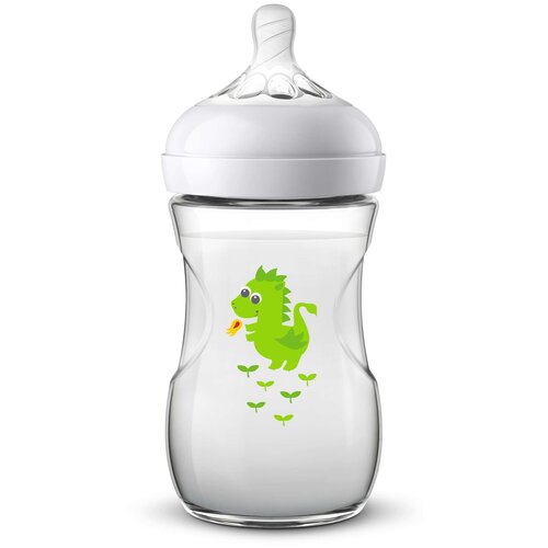 Philips AVENT Бутылочка для кормления Natural SCF070, 260 мл, с 1 месяцев