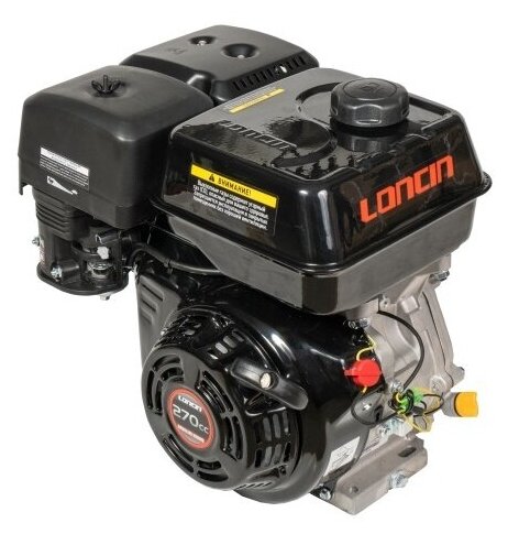 Двигатель бензиновый Loncin G270F (C type) D254 (9л с 270куб вал 254мм ручной старт)