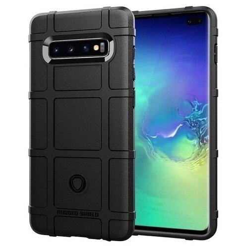 фото Чехол для samsung galaxy s10 plus цвет black (черный), серия armor от caseport