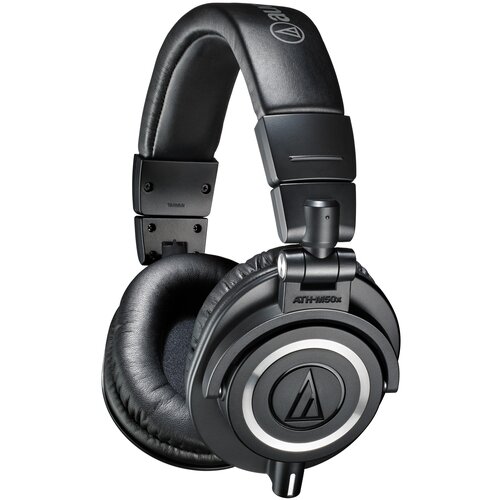 Проводные наушники Audio-Technica ATH-M50x, черный