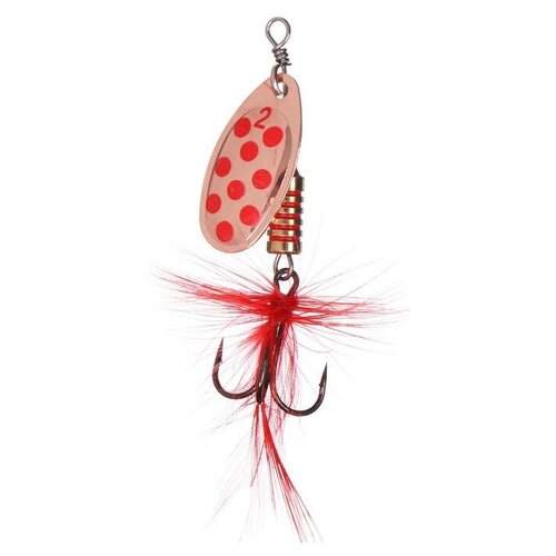 Блесна вращающаяся Lucky John spin x round 02 5 г цвет CR 562₽