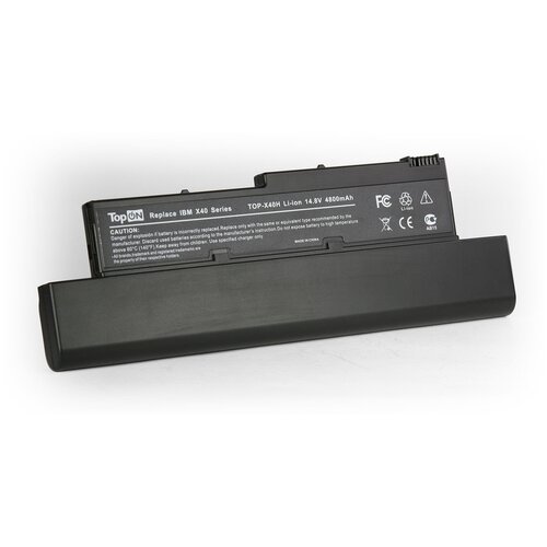 Аккумулятор для ноутбука усиленный IBM Lenovo ThinkPad X40, X41 Series. 14.4V 4800 mAh PN: 92P0999, 92P1000