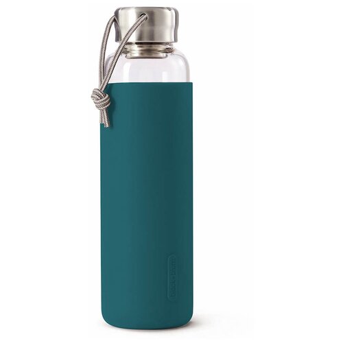 фото Бутылка для воды стеклянная 600 мл бирюзовая black + blum