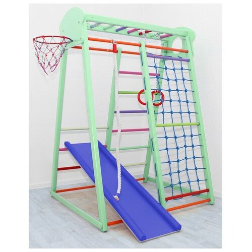ZABIAKA Детский спортивный комплекс Basket, цвет фисташка