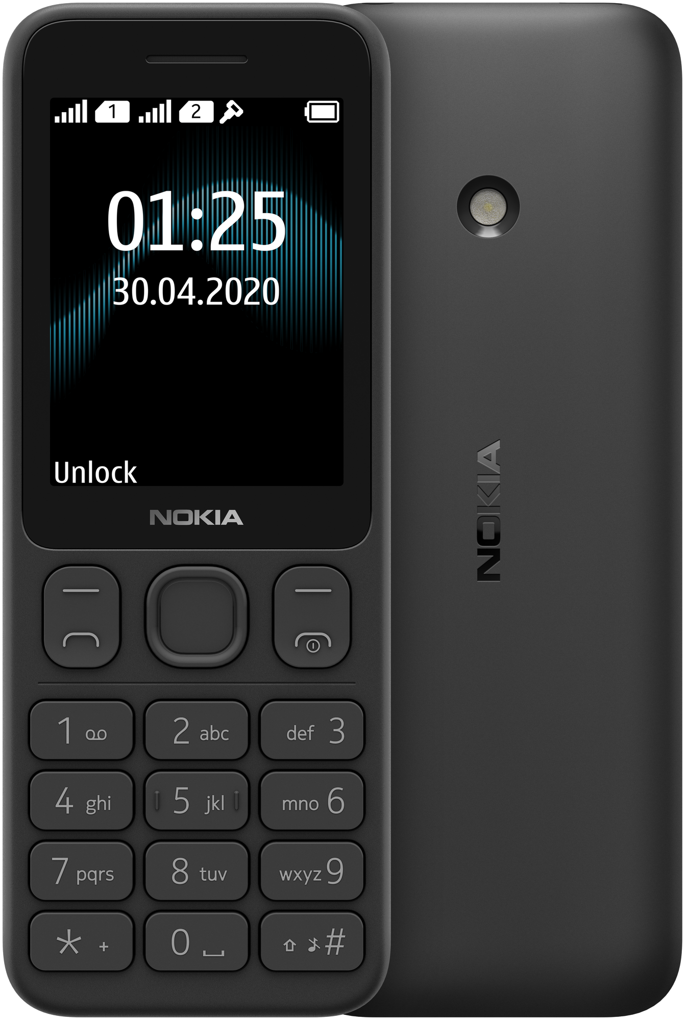 Мобильный телефон NOKIA 125 белый - фото №1