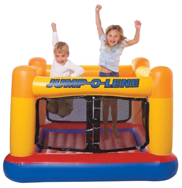 фото Батут intex надувной с сетками 1/2 48260, 48260