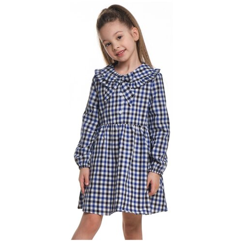Платье Mini Maxi, размер 116, синий, черный