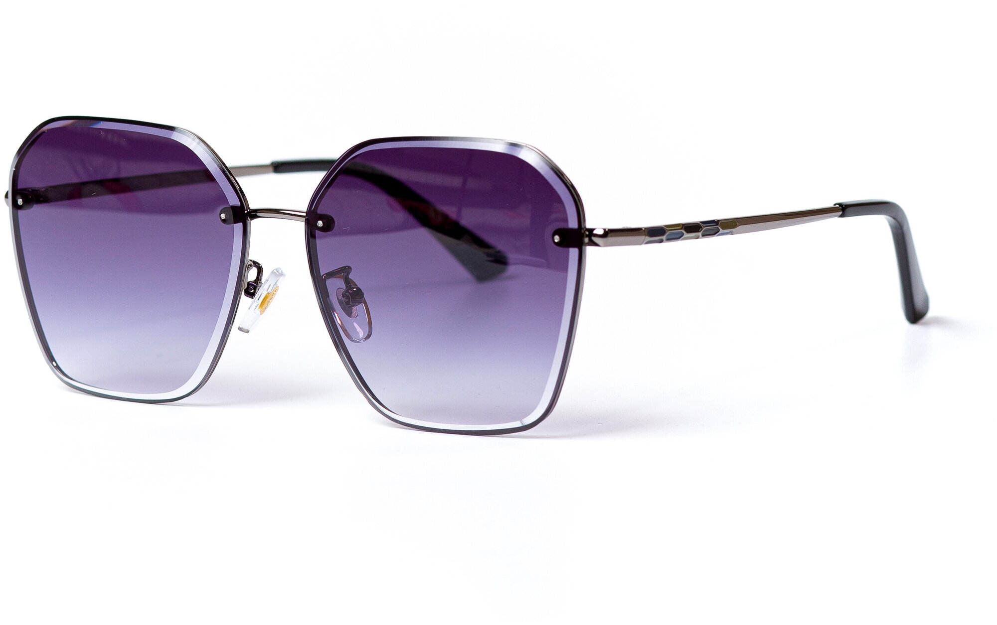 Солнцезащитные очки женские / Оправа пирамидка / Стильные очки / Ультрафиолетовый фильтр / Защита UV400 / 090322209