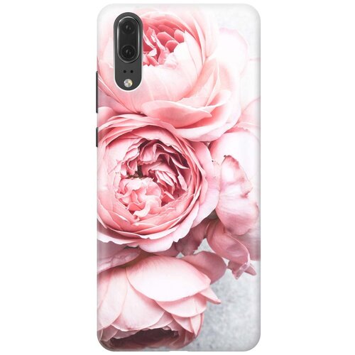 фото Re:pa накладка transparent для huawei p20 с принтом "нежность"