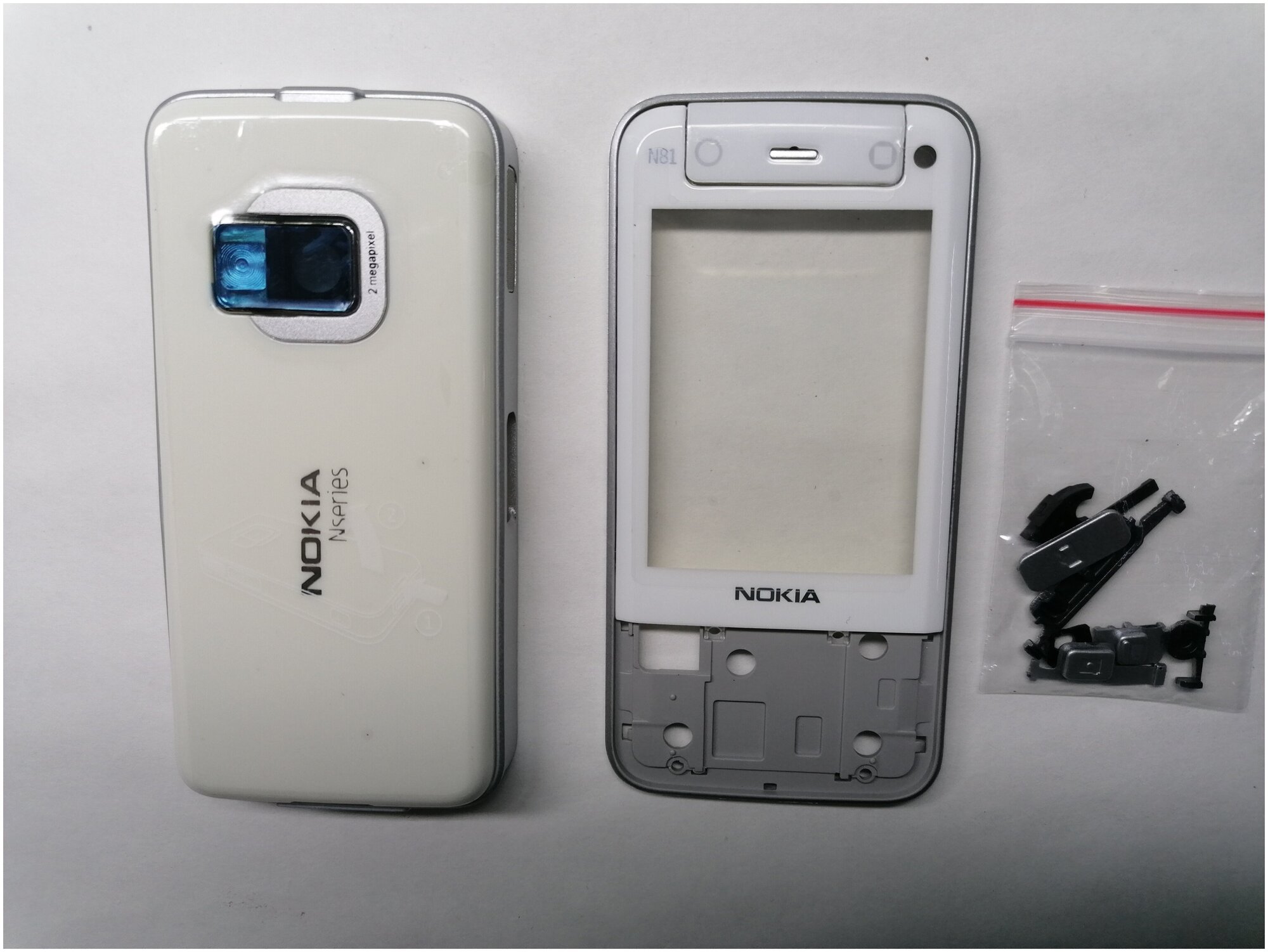 Корпус Nokia N81 белый