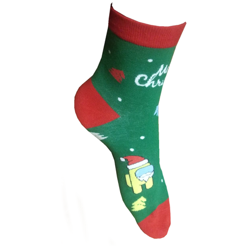 Носки , размер 36-41, зеленый, красный носки мини размер 36 41 красный черный зеленый