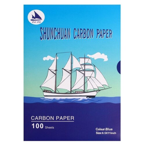 Бумага копировальная А4 100 листов синяя 706₽