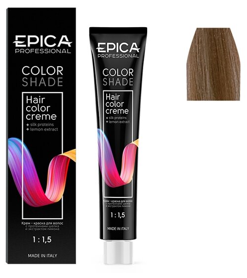 EPICA Professional Color Shade крем-краска для волос, 9.0 блондин натуральный холодный, 100 мл