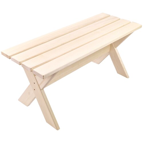 Скамейка деревянная 1,2 метра из Вологодской осины. Для сада / дома / бани /сауны скамейка деревянная из сосны для дома бани сада