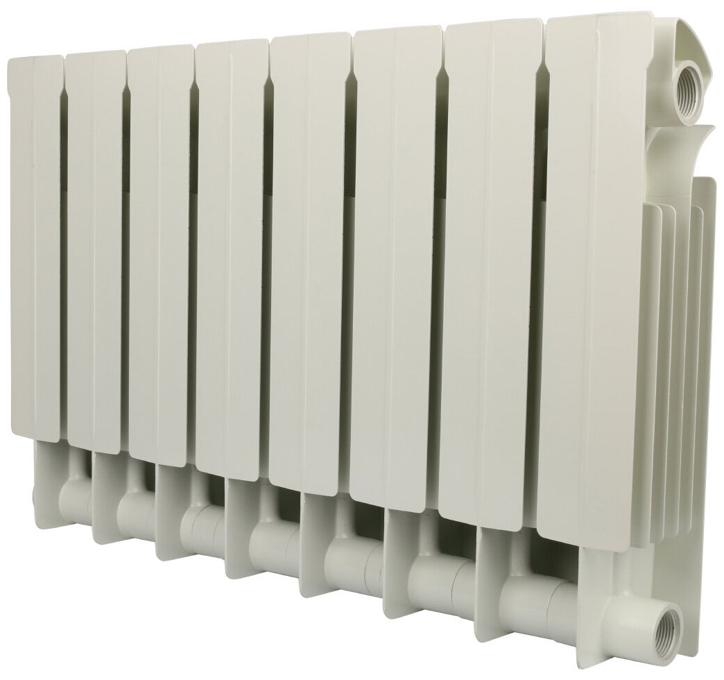 Global STYLE PLUS 350 8 секций радиатор биметаллический боковое подключение (белый RAL 9010)