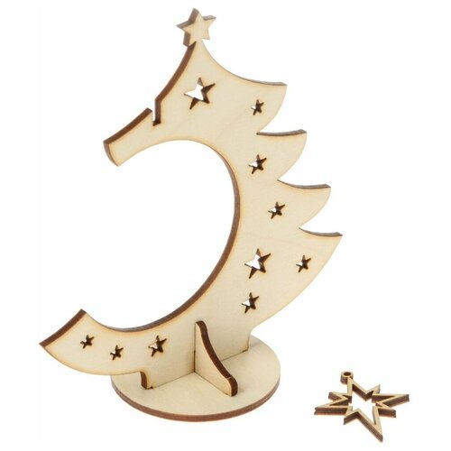 Заготовка для творчества «Ёлка со звездой»