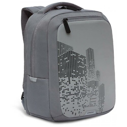 фото Рюкзак молодежный с отделением для ноутбука 15", анатомической спинкой, для мальчика, мужской ru-134-4/2 grizzly