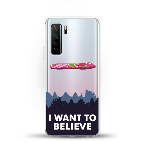 фото Силиконовый чехол i want to believe на honor 30s andy & paul