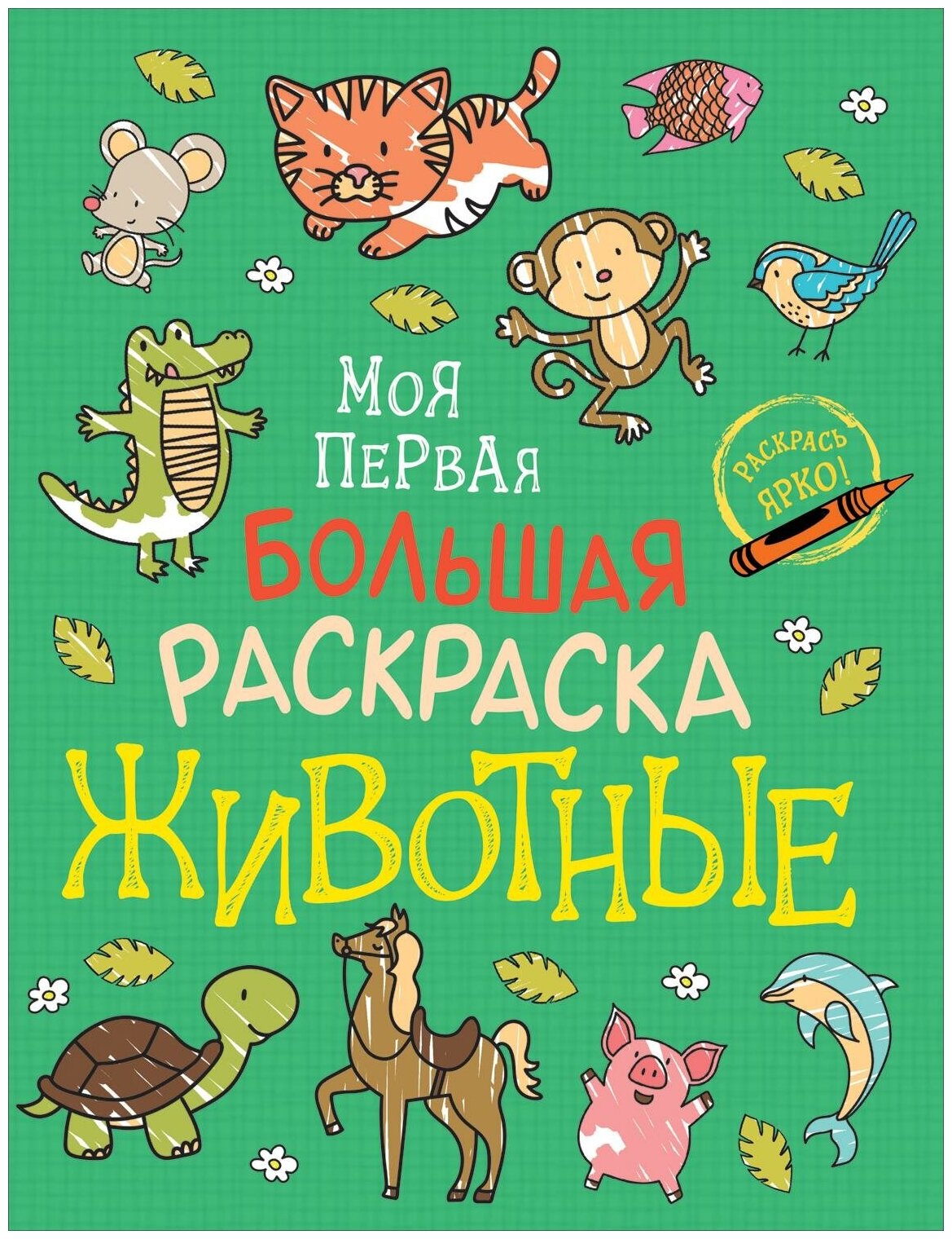 Соломкина А. К. Моя первая большая раскраска. Животные. Моя первая большая раскраска