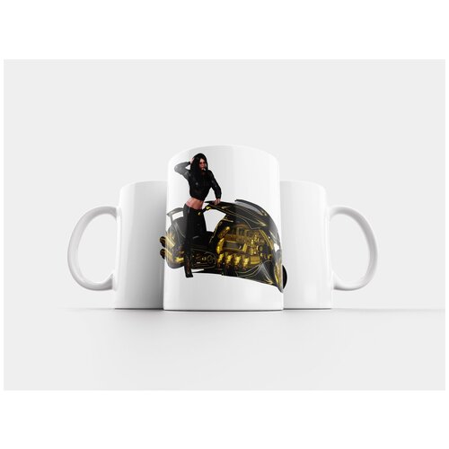 фото Кружка "девочка, велосипед, футурист" 320 мл lotsprints