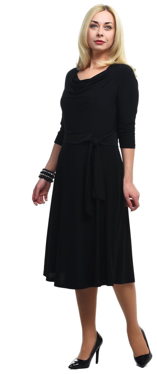 Платье Olsi, размер 48, черный