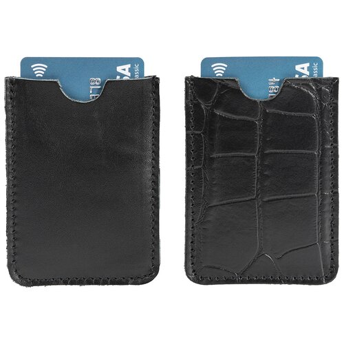 Футляр для карт CAGIA 841655. Натуральная кожа. Сделано в Беларуси.