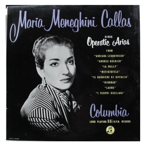 Виниловые пластинки, Warner Classics, MARIA CALLAS - Operatic Arias (LP) warner classics martha argerich chopin the legendary 1965 recording lp