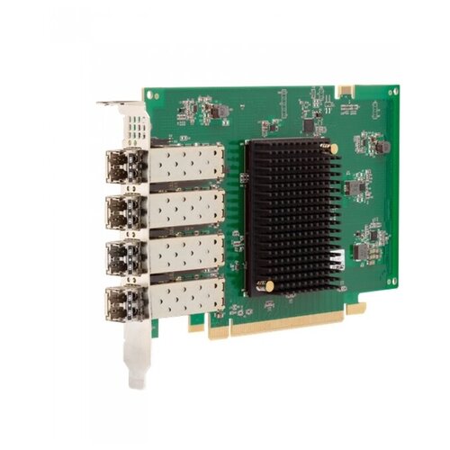 Сетевой адаптер Broadcom Emulex LPe35004-M2 Gen 7 (32GFC), 4-port, 32Gb/s, PCIe Gen3 x16, Upgradable to 64G серверный сетевой адаптер broadcom emulex lpe31004 m6 gen 6 16gfc 4 port 16gb s pcie gen3 x8 lc mmf 100m