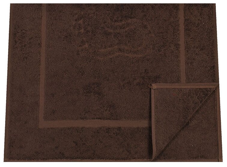 Полотенце Alena Alenkina махровое банное 50х70 "Ножки-в-рамке" гор.шоколад - фотография № 2