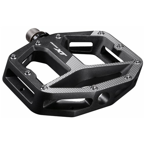 Педали Shimano Deore XT M8140, платформы, на пром. подшипниках в комплекте 20 шипов, черные