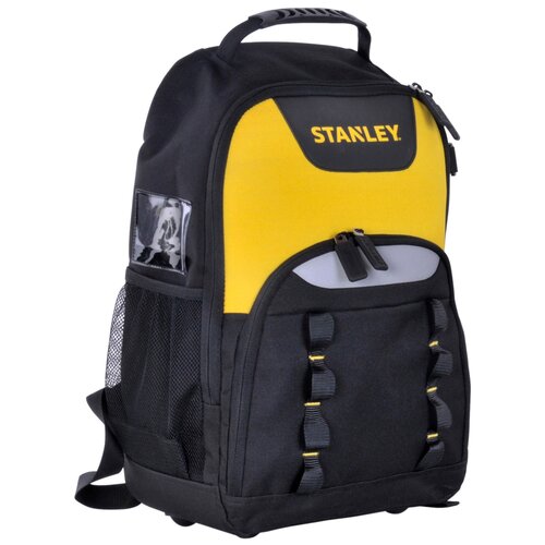 Рюкзак STANLEY STST1-72335, черный/желтый ящик с органайзером stanley stst1 75517 essential 40 6x20 5x19 5 см 16 черный