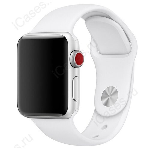 Спортивный ремешок Guardi Sport Band для Apple Watch 42/44 мм белый