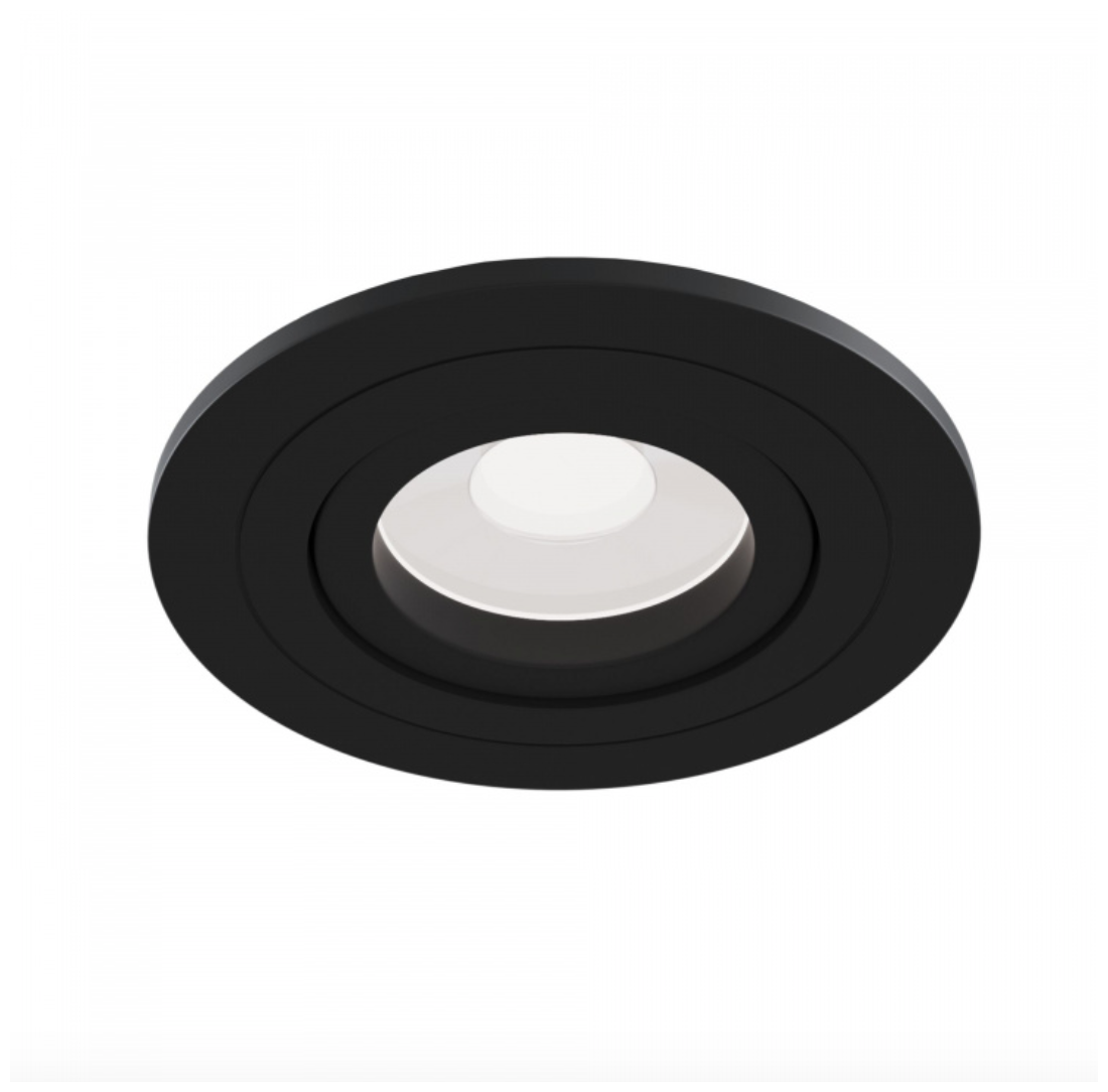 Встраиваемый точечный поворотный светильник MARS R1, цвет: черный, материал металл, цоколь GU10 - фотография № 2