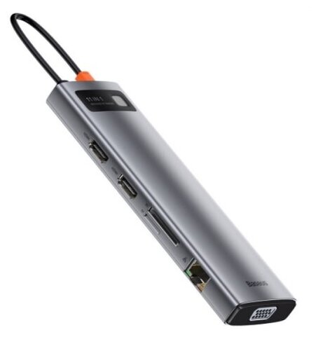 Хаб Bases Metal Gleam Series 11-in-1 Multifunctional Type-C HUB CAHUB-CT0G