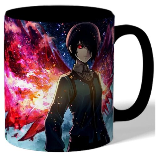 фото Кружка цветная с рисунком тоука кирисим drabs