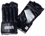 Перчатки снарядные (Шингарты) Clinch Bag Gloves Cut Finger черно-серебристые (размер S/M)