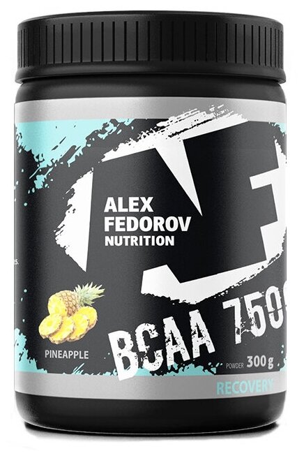 AF BCAA 7500, 300 g (малина)