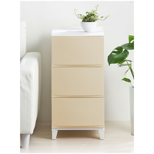 Комод с 3 выкатными ящиками 42*34*68 см