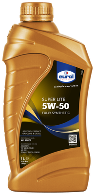 Синтетическое моторное масло Eurol Super Lite 5W-50 Объем 1