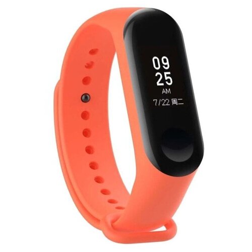 Ремешок для фитнес-браслета Xiaomi Mi Band 3, Mi Band 4, оранжевый