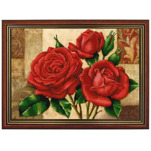 Набор для вышивания Конёк 9867 Красные розы