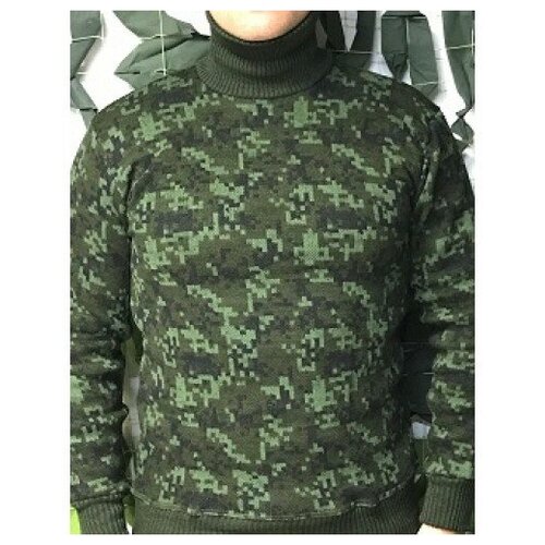 фото Свитер с горлом вязанный армейский (цифра). размер 52 военторг