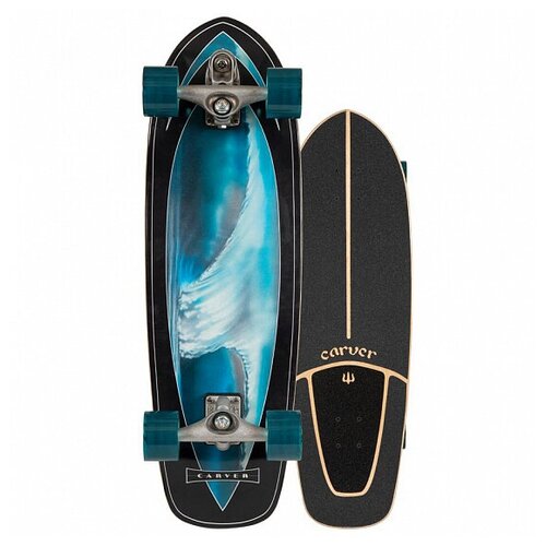 фото Комплект лонгборд carver c7 super surfer surfskate complete raw