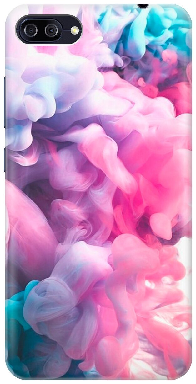 Силиконовый чехол Розово-голубой дым на Asus Zenfone 4 Max (ZC554KL) / Асус Зенфон 4 Макс (ЗЦ554КЛ)