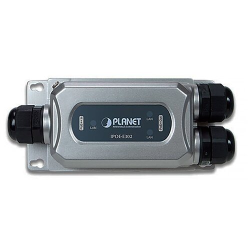 PLANET IPOE-E302 IP67-rated Industrial 1-Port 8023bt PoE to 2-Port 8023at PoE Extender -4075 degrees C IK10 impact protection 3 x waterproof 1224700₽