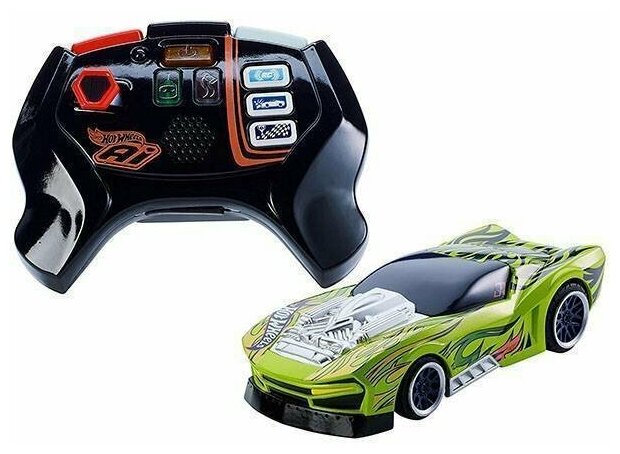 Hot Wheels Машинка р/у и пульт для умной трассы