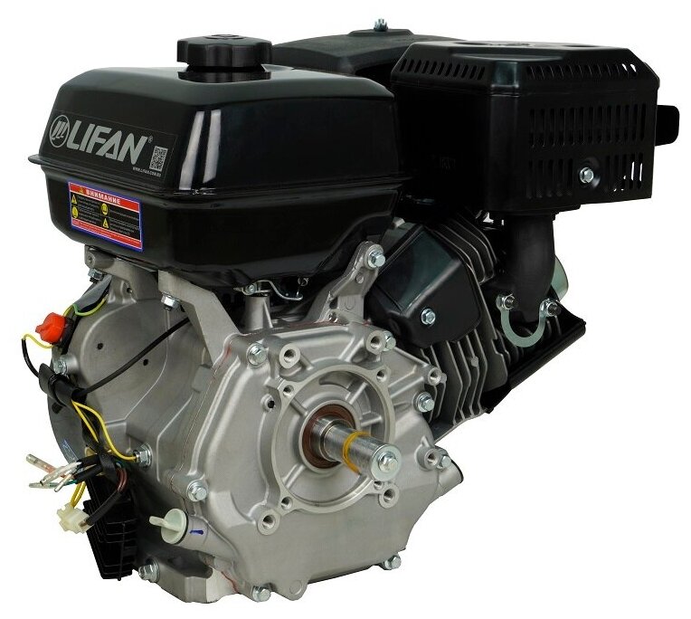 Двигатель бензиновый Lifan NP445 D25 11A (17л.с., 445куб. см, вал 25мм, ручной старт, катушка 11А) - фотография № 9